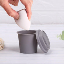 Load image into Gallery viewer, Makeup Sponge Case Capsule Shaped Box Container Makeup Drying Holder Easy Sponge Display Storage Cosmetic Puff Holder Egg Shape Box
