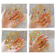 Load image into Gallery viewer, Mandala Decompression Flower Basket &amp; Steel Ring Sensory Toys
