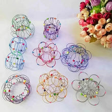 Load image into Gallery viewer, Mandala Decompression Flower Basket &amp; Steel Ring Sensory Toys
