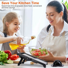 Load image into Gallery viewer, Mandoline Stainless Steel Food Slicer with 5 Adjustable Blades
