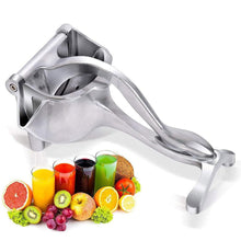 Load image into Gallery viewer, Manual Juice Squeezer Aluminum Alloy Hand Pressure Juicer Pomegranate Orange Lemon Sugar Cane Juice Kitchen Fruit Tool Fruit Juicer Manual Juicer Instant Juicer Orange Juicer Steel Handle Juicer
