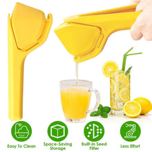 将图片加载到图库查看器，Manual Lemon Squeezer Fold Flat Design
