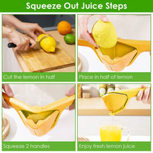 将图片加载到图库查看器，Manual Lemon Squeezer Fold Flat Design

