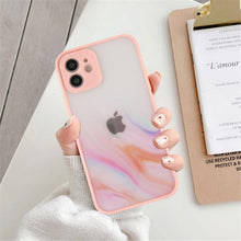 将图片加载到图库查看器，Marble Pattern Aesthetic Silicone Ultra Thin Scratch-Resistant Shockproof Mobile Phone Case For iPhone 11 Case Stylish Soft Camera Protective Cover For iPhone 12 Pro Max Mini XR XS Max X 7 8 Plus Case
