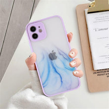将图片加载到图库查看器，Marble Pattern Aesthetic Silicone Ultra Thin Scratch-Resistant Shockproof Mobile Phone Case For iPhone 11 Case Stylish Soft Camera Protective Cover For iPhone 12 Pro Max Mini XR XS Max X 7 8 Plus Case
