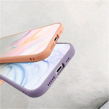 将图片加载到图库查看器，Marble Pattern Aesthetic Silicone Ultra Thin Scratch-Resistant Shockproof Mobile Phone Case For iPhone 11 Case Stylish Soft Camera Protective Cover For iPhone 12 Pro Max Mini XR XS Max X 7 8 Plus Case
