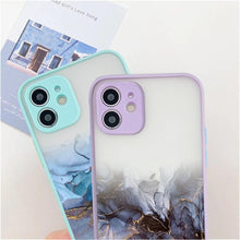 将图片加载到图库查看器，Marble Pattern Aesthetic Silicone Ultra Thin Scratch-Resistant Shockproof Mobile Phone Case For iPhone 11 Case Stylish Soft Camera Protective Cover For iPhone 12 Pro Max Mini XR XS Max X 7 8 Plus Case
