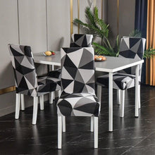 Load image into Gallery viewer, Marble Printed Stretch Chair Cover For Dining Room Office Banquet Chair Protector Elastic Material Armchair Cover  Chair Cover Chair Slipcover Marble Background Texture Parson Chair
