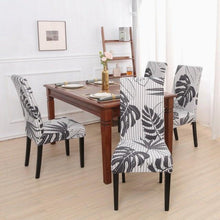 Load image into Gallery viewer, Marble Printed Stretch Chair Cover For Dining Room Office Banquet Chair Protector Elastic Material Armchair Cover  Chair Cover Chair Slipcover Marble Background Texture Parson Chair
