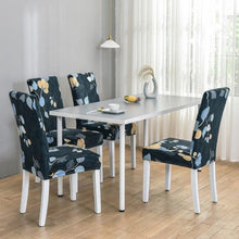 Load image into Gallery viewer, Marble Printed Stretch Chair Cover For Dining Room Office Banquet Chair Protector Elastic Material Armchair Cover  Chair Cover Chair Slipcover Marble Background Texture Parson Chair

