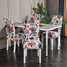 Load image into Gallery viewer, Marble Printed Stretch Chair Cover For Dining Room Office Banquet Chair Protector Elastic Material Armchair Cover  Chair Cover Chair Slipcover Marble Background Texture Parson Chair
