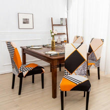 Load image into Gallery viewer, Marble Printed Stretch Chair Cover For Dining Room Office Banquet Chair Protector Elastic Material Armchair Cover  Chair Cover Chair Slipcover Marble Background Texture Parson Chair
