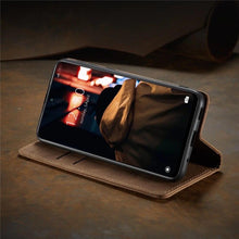 Load image into Gallery viewer, Matte Leather Case for Xiaomi Mi 9T CC9 10T 11T 12T Pro Lite 5G Redmi Note 8 9s 10 11 11S Pro Wallet Flip Cover Poco F3 M3 Pro  Women with Card Holder Kickstand Magnetic Leather Flip Case
