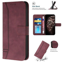 Load image into Gallery viewer, Matte Leather Wallet Case for Redmi Note 11 11S 11 Pro 10 9 8 7 Redmi 10 10C 10A 9T 9A 9C 9 8 Flip Cover for M4 Pro X4 Pro F4 M3 Premium PU Leather Wallet Case
