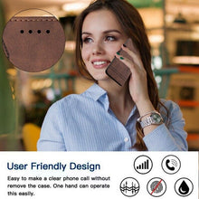 Load image into Gallery viewer, Matte Leather Wallet Case for Redmi Note 11 11S 11 Pro 10 9 8 7 Redmi 10 10C 10A 9T 9A 9C 9 8 Flip Cover for M4 Pro X4 Pro F4 M3 Premium PU Leather Wallet Case
