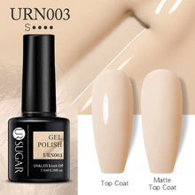 将图片加载到图库查看器，Matte Pink Blue Gel Nail Polish Semi Permanent LED Nail Art Design Elegant Warm Colors For Womens
