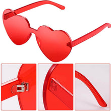 Load image into Gallery viewer, Maxdot Heart Shape Sunglasses Party Sunglasses

