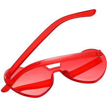 Load image into Gallery viewer, Maxdot Heart Shape Sunglasses Party Sunglasses
