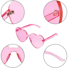 Load image into Gallery viewer, Maxdot Heart Shape Sunglasses Party Sunglasses
