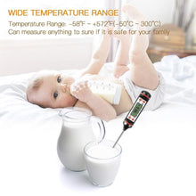 Load image into Gallery viewer, Meat Digital Cooking Food Kitchen BBQ Thermometer Digital Candy Candle Thermometer Cooking Kitchen BBQ Grill Thermometer Probe Instant Read Thermometer for Liquids Pork Milk Water Milk Oil Liquid Oven Digital Temperature Sensor Meter Thermocouple
