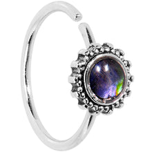 Load image into Gallery viewer, 20G 3/8 Purple Gem Seamless Circular Ring
