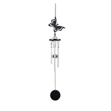 Load image into Gallery viewer, Memorial Butterfly Wind Chimes Angel  Wings Flying Bird Wind Chimes Garden Art Wings Wind Chime Patio Hummingbird Wind Chime Garden Hanging Decoration Outdoor Large Chimes For Patio  Porch Yard Black
