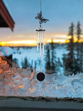 Load image into Gallery viewer, Memorial Butterfly Wind Chimes Angel  Wings Flying Bird Wind Chimes Garden Art Wings Wind Chime Patio Hummingbird Wind Chime Garden Hanging Decoration Outdoor Large Chimes For Patio  Porch Yard Black
