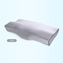 Load image into Gallery viewer, Memory Foam Bed Orthopedic Pillow Neck Protection Slow Rebound Memory Pillow Butterfly Shaped Health Cervical Neck Cotton Pillow Bed Orthopedic Pillow For Cervical Pillow Slow Rebound Adult Neck Guard Pillow Sleep Pillow Orthopedic Contour Memory Foam
