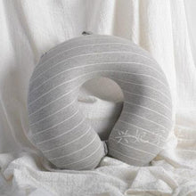 将图片加载到图库查看器，Memory Foam U-Shaped pillow Slow Rebound Neck Pillow Nap Airplane Pillow Travel Cartoon Memory U-Shaped Headrest Long Trip Sleep With No Neck Pain Super Soft Memory Foam Neck Pillow Easy Washing With Removable Cover By My Perfect Dream
