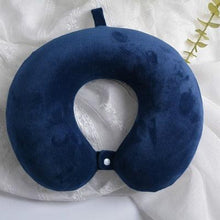 将图片加载到图库查看器，Memory Foam U-Shaped pillow Slow Rebound Neck Pillow Nap Airplane Pillow Travel Cartoon Memory U-Shaped Headrest Long Trip Sleep With No Neck Pain Super Soft Memory Foam Neck Pillow Easy Washing With Removable Cover By My Perfect Dream
