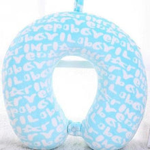 将图片加载到图库查看器，Memory Foam U-Shaped pillow Slow Rebound Neck Pillow Nap Airplane Pillow Travel Cartoon Memory U-Shaped Headrest Long Trip Sleep With No Neck Pain Super Soft Memory Foam Neck Pillow Easy Washing With Removable Cover By My Perfect Dream
