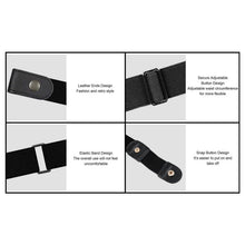 Load image into Gallery viewer, Men And Women's Buckle Free Adjustable Stretch Belts
