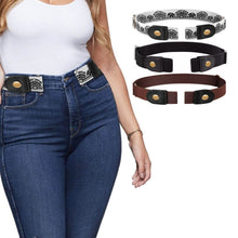Load image into Gallery viewer, Men And Women's Buckle Free Adjustable Stretch Belts
