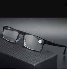 将图片加载到图库查看器，Men Blue Business Glasses Reading Glasses For Women Titanium Eye Glasses Male Hyperopia New  Glasses Frame Sunglasses For Ladies Eyewear Frame Sun Glasses For Women Men

