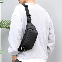 Load image into Gallery viewer, Men Blue Waterproof Belt Bag Fashion Chest Pack New Design High Quality Outdoor Sports Fanny Pack Men's Travel Shoulder Bags
