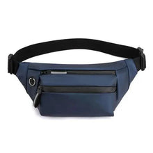 Load image into Gallery viewer, Men Blue Waterproof Belt Bag Fashion Chest Pack New Design High Quality Outdoor Sports Fanny Pack Men's Travel Shoulder Bags
