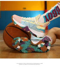 Load image into Gallery viewer, Men Breathable Basketball Shoes Shockproof High Top Sneakers Cushioning Sport Shoes Outdoor Training Ankle Boots Lightning Professional Anti Slip Sports Shoes For Running Walking Sport
