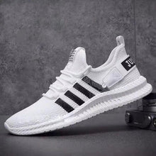 将图片加载到图库查看器，Men Breathable Sneakers Casual Lightweight Running Trainers Mesh Comfortable Sport Fashion Lace Up Mens Mesh Flats Comfortable Walking Mens Sneakers
