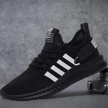 将图片加载到图库查看器，Men Breathable Sneakers Casual Lightweight Running Trainers Mesh Comfortable Sport Fashion Lace Up Mens Mesh Flats Comfortable Walking Mens Sneakers
