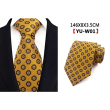 Load image into Gallery viewer, Men Business Elegant Necktie Design Silk Wedding Tie For Men Office Mens Fashion Formal Tie
