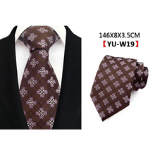 Load image into Gallery viewer, Men Business Elegant Necktie Design Silk Wedding Tie For Men Office Mens Fashion Formal Tie
