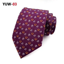 Load image into Gallery viewer, Men Business Elegant Necktie Design Silk Wedding Tie For Men Office Mens Fashion Formal Tie
