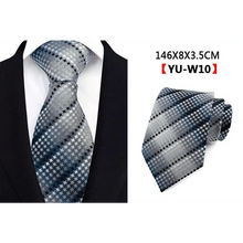 Load image into Gallery viewer, Men Business Elegant Necktie Design Silk Wedding Tie For Men Office Mens Fashion Formal Tie
