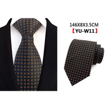 Load image into Gallery viewer, Men Business Elegant Necktie Design Silk Wedding Tie For Men Office Mens Fashion Formal Tie
