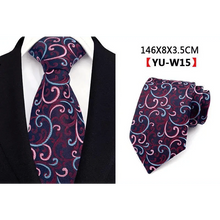 Load image into Gallery viewer, Men Business Elegant Necktie Design Silk Wedding Tie For Men Office Mens Fashion Formal Tie

