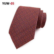 Load image into Gallery viewer, Men Business Elegant Necktie Design Silk Wedding Tie For Men Office Mens Fashion Formal Tie
