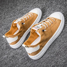 将图片加载到图库查看器，Men Casual Shoes Fashion Canvas Breathable Autumn Lace Up Comfortable Casual Shoes Outdoor Men Sneakers Womens Canvas Shoes Sneakers Low Top Tennis Shoes Casual Walking Shoes
