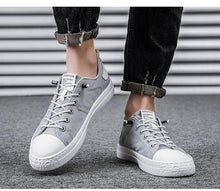 将图片加载到图库查看器，Men Casual Shoes Fashion Canvas Breathable Autumn Lace Up Comfortable Casual Shoes Outdoor Men Sneakers Womens Canvas Shoes Sneakers Low Top Tennis Shoes Casual Walking Shoes
