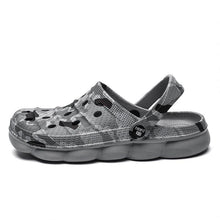 将图片加载到图库查看器，Men Causal Summer Sandals Garden Clogs Soft Memory Hospital Shoes Men Slip On Beach Water Sandals Anti-Skid Water Shoes Summer Garden Camouflage Men Walking Clogs
