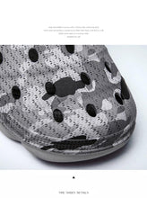 将图片加载到图库查看器，Men Causal Summer Sandals Garden Clogs Soft Memory Hospital Shoes Men Slip On Beach Water Sandals Anti-Skid Water Shoes Summer Garden Camouflage Men Walking Clogs

